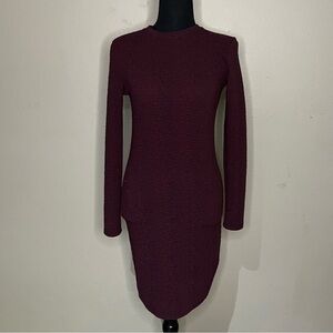 Top shop maroon dress size 2 RS